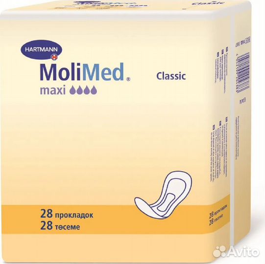 Подгузники iD Slip, прокладки MoliMed Maxi