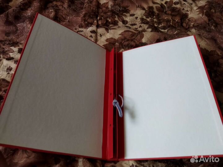 Красная обложка для дипломного проекта А4