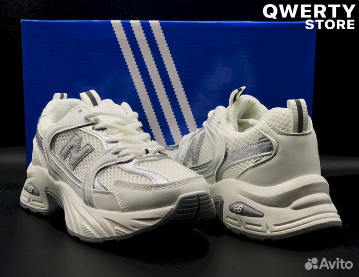 NB 530: Женские, белые, для элегантных образов, 36