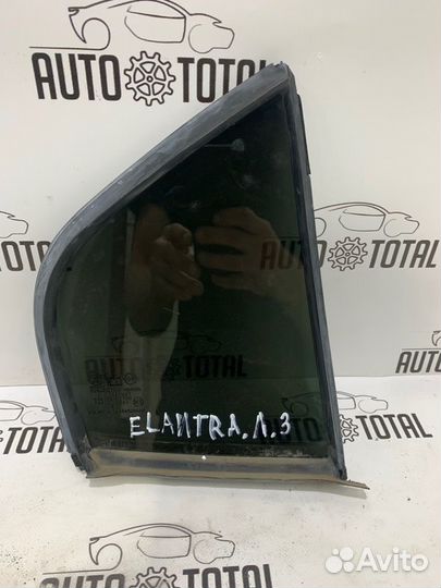 Стекло двери заднее левое Hyundai Elantra XD G4GC