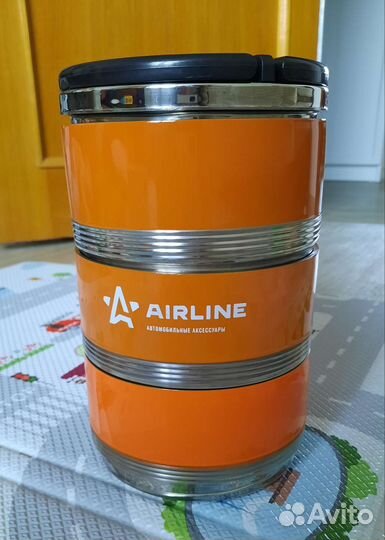 Термос airline ланч-бокс для еды с ручкой