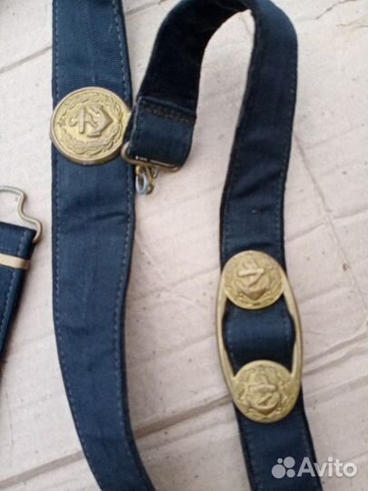 Фуражка, ремень вмф ссср, папка