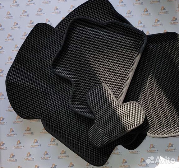 Ковры 3D с бортами EVA автоваз