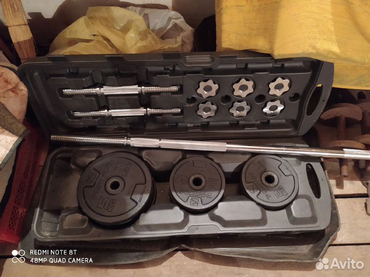 Стойки для штанги/ Скамья/ Штанга/ Блины