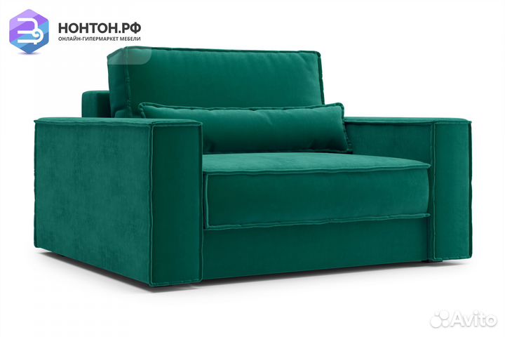 Кресло тик-так Сохо изумрудное