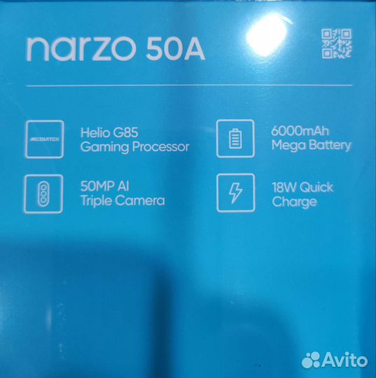 Новый смартфон Realmi narzo 50A,4/128Гб