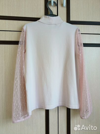 Школьные блузки однотонные