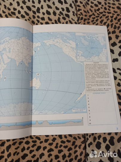 Контурные карты 6 класс по географии