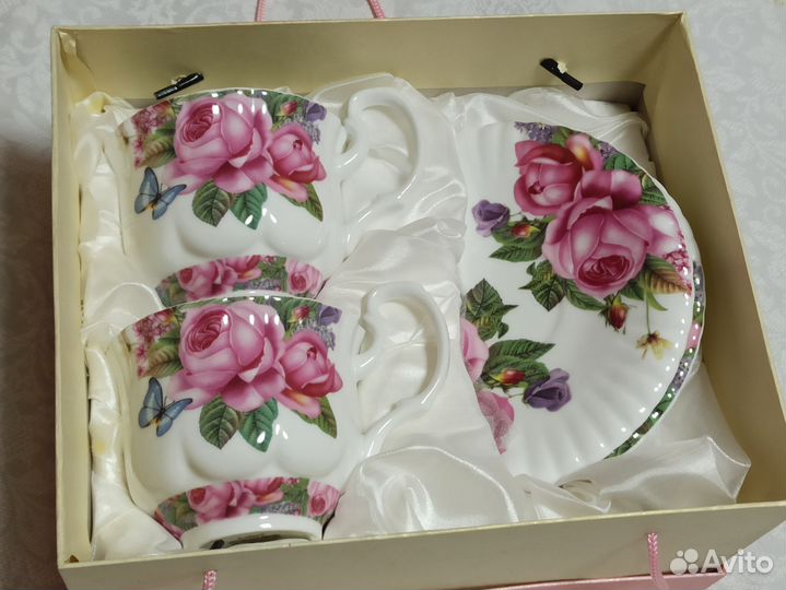 Чайный сервиз Lefard/Подсвечники IKEA