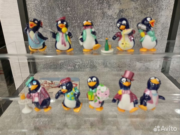 Киндер сюрприз Динозавры строители Пингвины барные