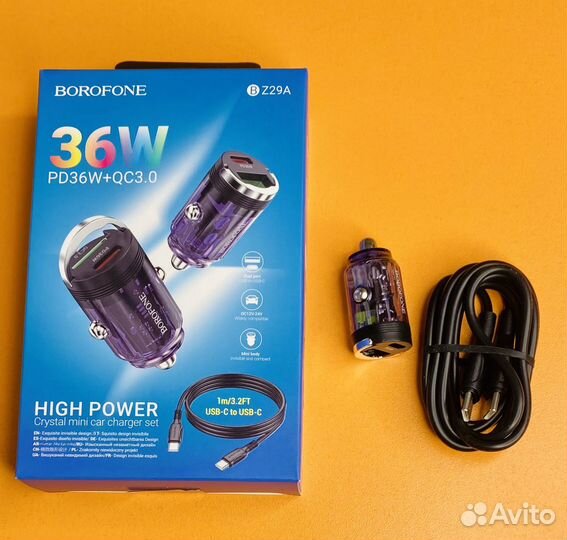 Зарядка в прикуриватель