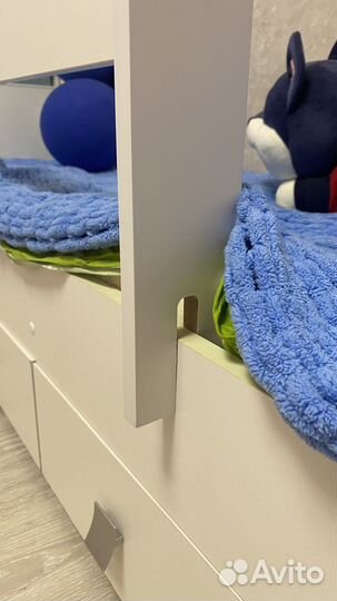 Бортик в кроватку деревянный