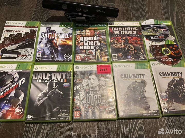 Игры на xbox 360+ kinect