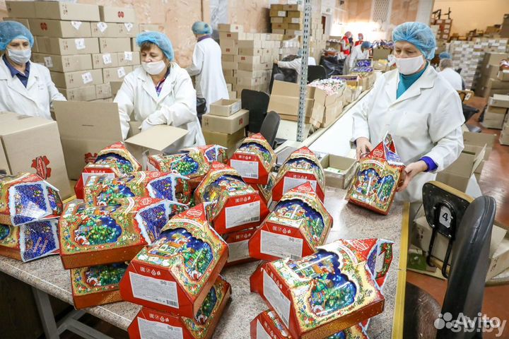 Упаковщик на подарки Вахта с едой и жильем 30 смен