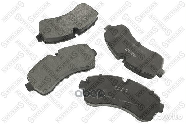 1254 000BSX колодки дисковые передние MB Sprin