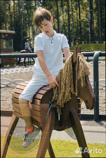 Игровая Фигура для улицы. Деревянная Лошадка