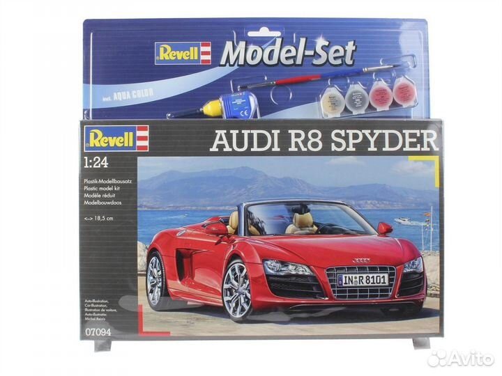 Набор для сборки и рисования машины audi r8 spider