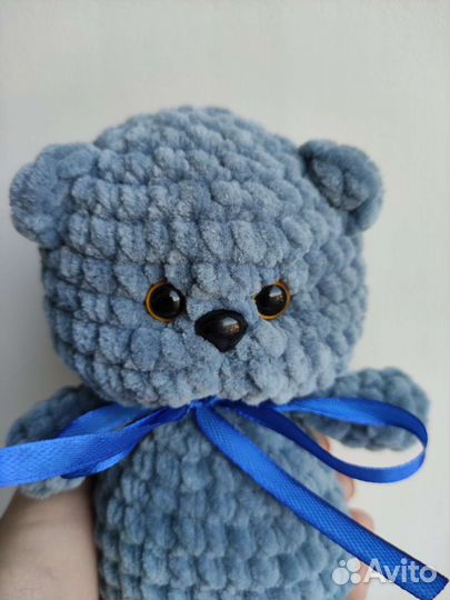 Вязаная игрушка котик котенок кот