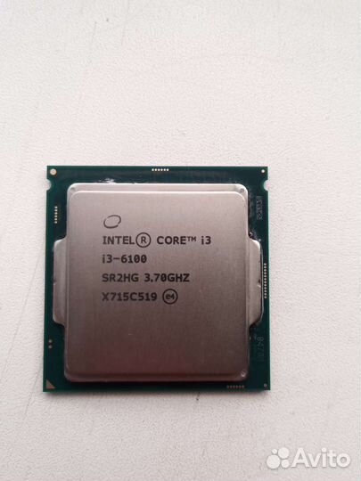 Процессор i3 6100 сокет 1151