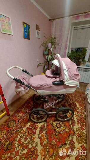 Коляска Вallila 2 в 1 с большими колесами