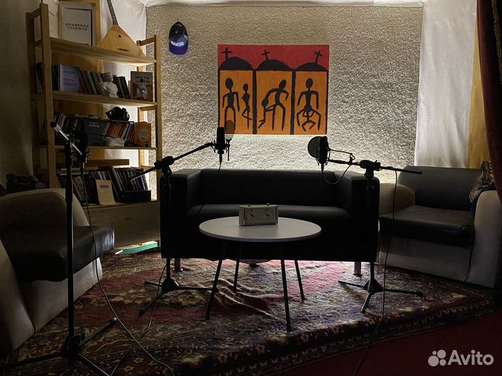 Студия звукозаписи/ студия для подкастов и стримов