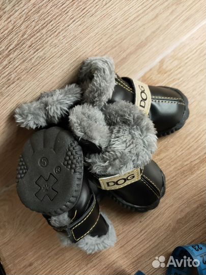 Зимние ботинки для собаки новые