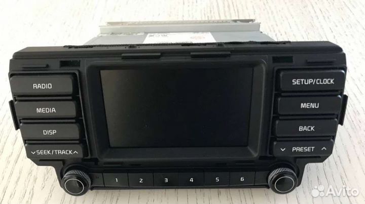 Штатная магнитола kia rio 4