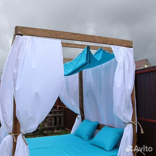 Матрас в беседку м, бунгало м, шторы в бунгало