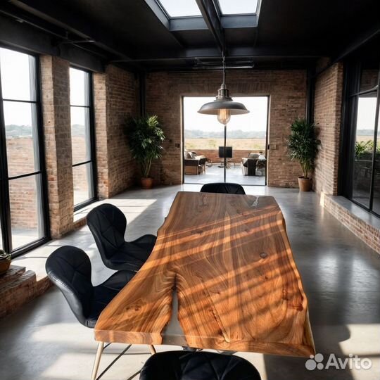 Обеденный стол из слэба