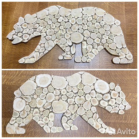 Панно (картина) из можжевельника для бани и дома