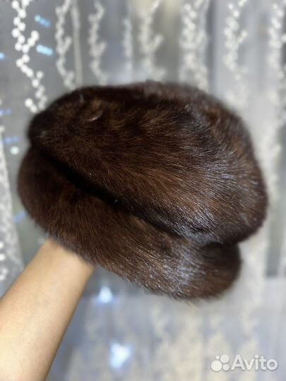 Шапка норковая женская