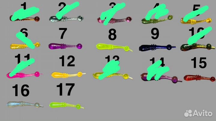 Whitebait 0.8. 30 штук. Приманка для мормышинга