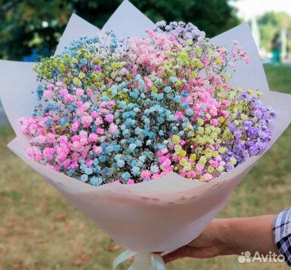 Букеты Комплименты из Гипсофилы. Цветы без Повода