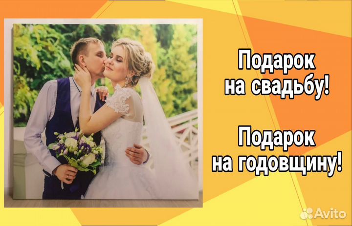 Портрет по фото на заказ Фото на холсте