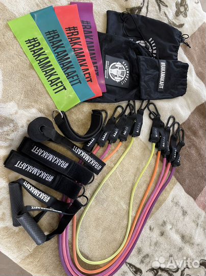 Набор эспандеров и резинок для фитнеса