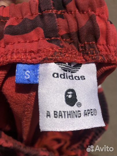 Штаны bape adidas