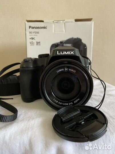 Компактная камера Panasonic DC-FZ82 чёрный