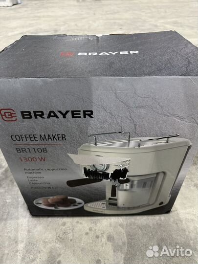 Кофе машина brayer coffee maker BR1108 1300 W