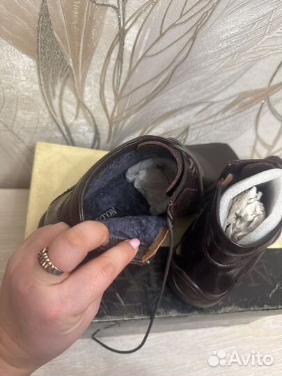 Ботинки мужские натуральная кожа 40 размер