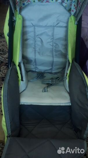 Продам санки-коляска и обувь в подарок (27 размер)