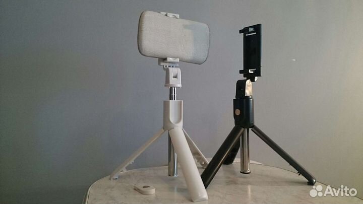 Селфи-палка с кнопкой Блютуз, Трипод