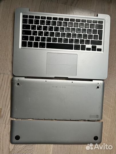 Топкейс macbook 13 2008 a1278 / нижняя крышка