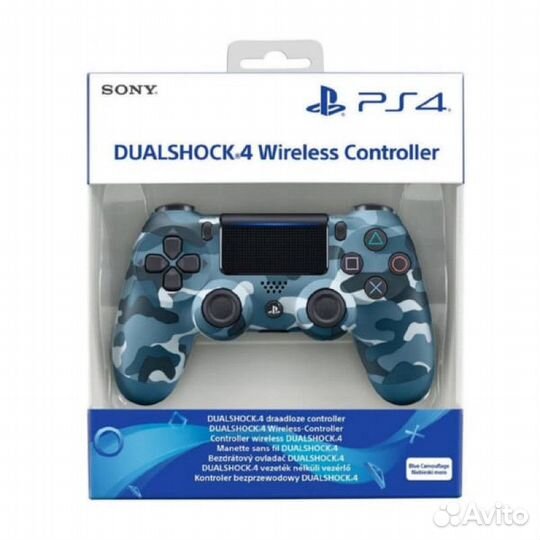 Геймпад dualshock 4 синий камуфляж