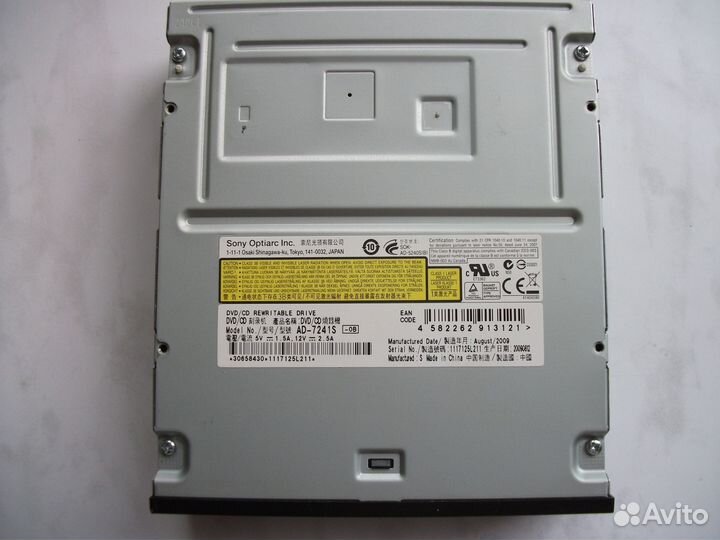 Внутренний dvd RW привод для компьютера