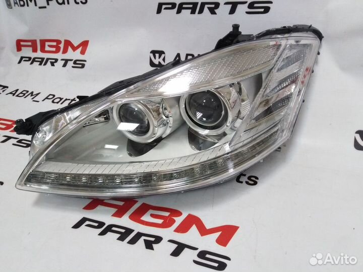 Передняя фара Mercedes W221 рестайл левая S221