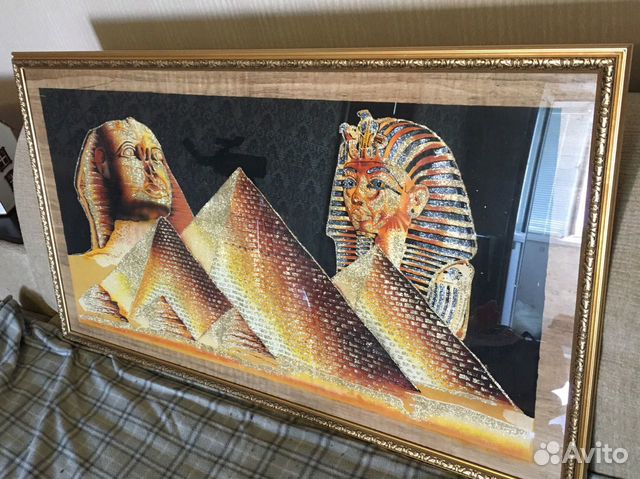 Картина из папируса Египет
