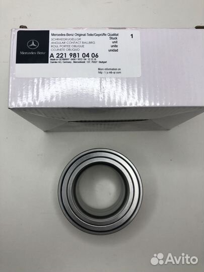 Подшипник ступицы mercedes-benz A2219810406