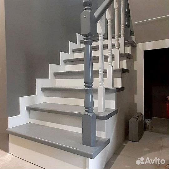 Лестница из дуба