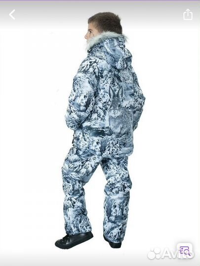 Детский зимний костюм на мальчик размер 140