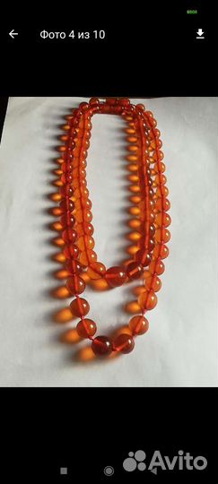 Янтарные бусы